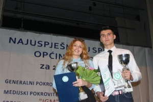 Džejlana Kovačević i Senahid Bulut, najuspješniji seniori općine Visoko u 2015. godini